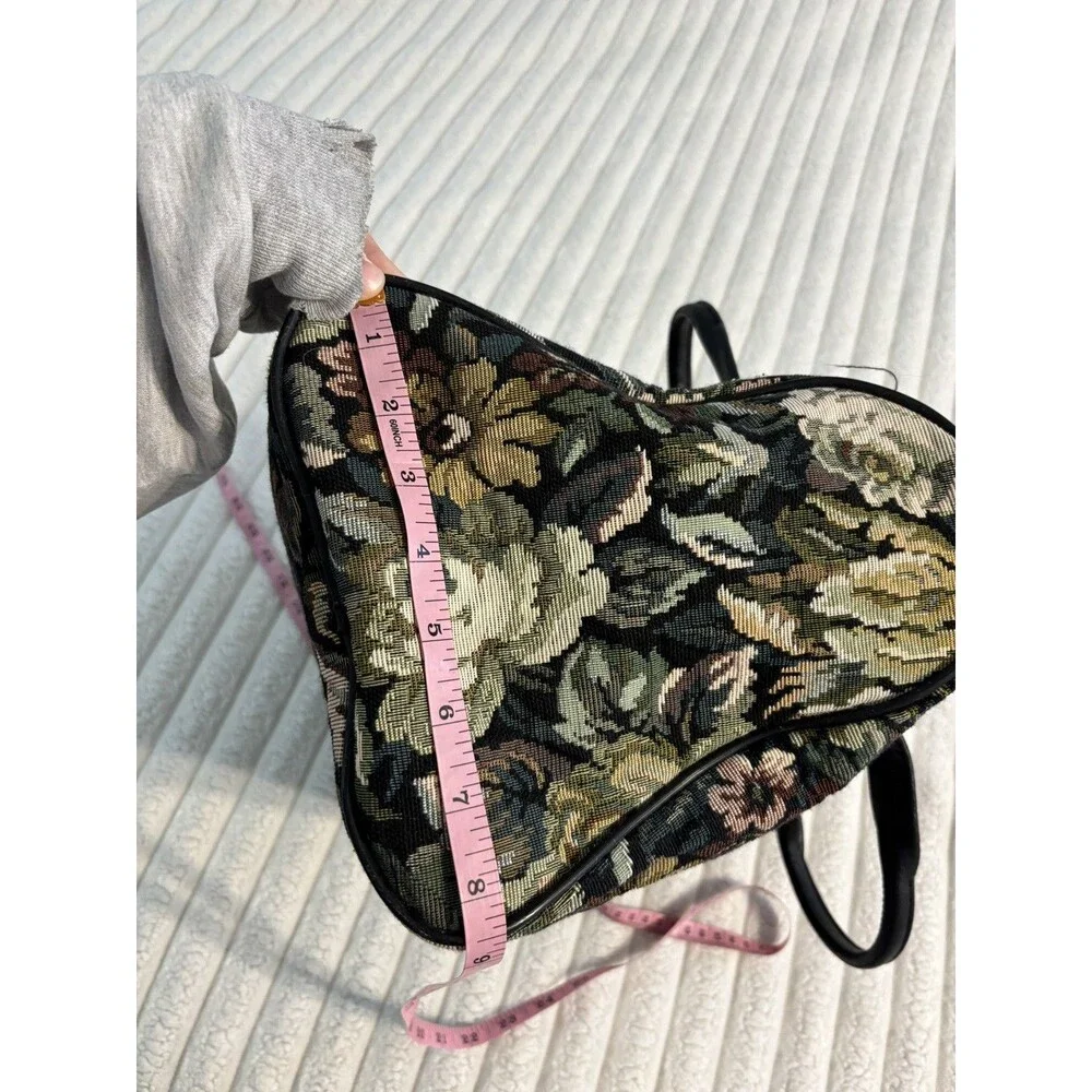 Vintage Marks & Spencer Tapestry Floral Mary Poppins Overnight Weekender Bag